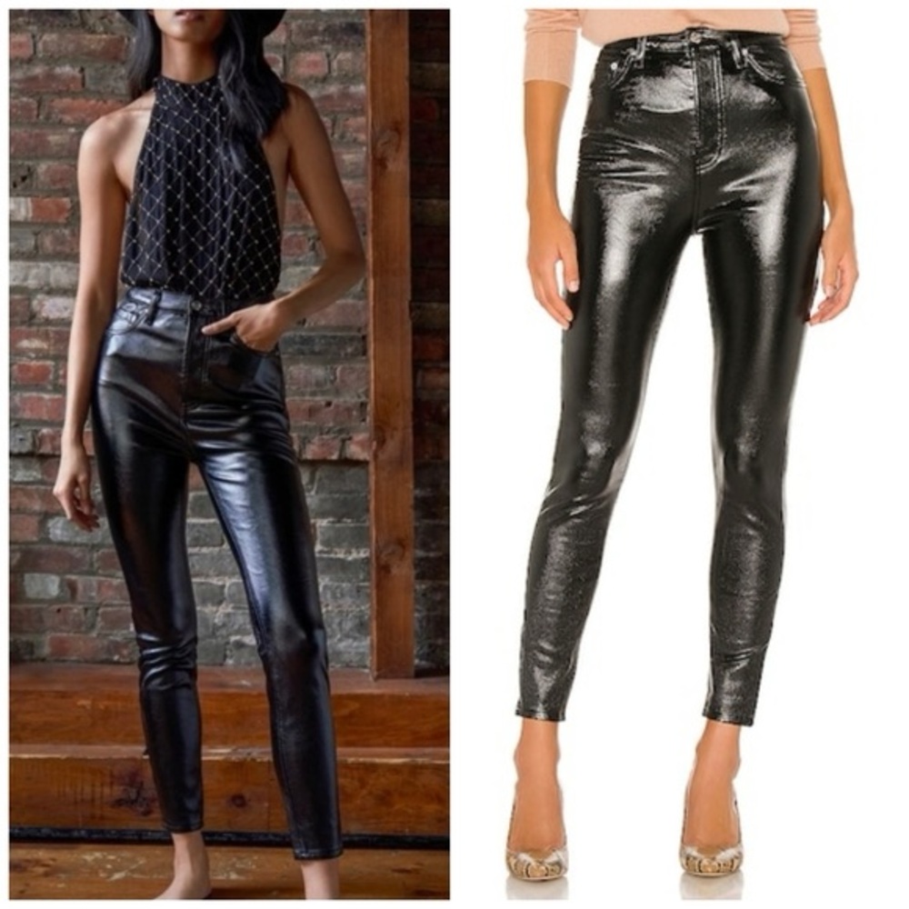 Free People Faux Patent Size 27 NWOT